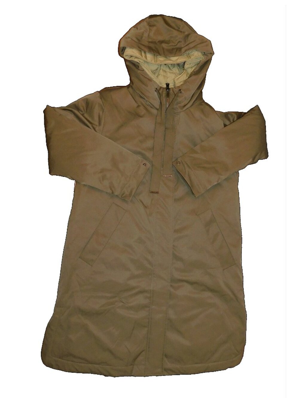 Bernardo Hooded Raincoat with Removable Hooded Bib